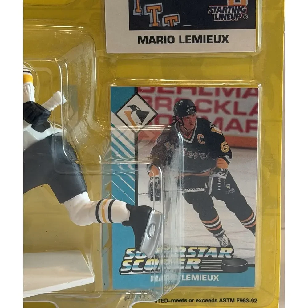 1993 NHL Starting Lineup Mario Lemieux Pitts Penguins Figure NOS FREE SHIPPING
